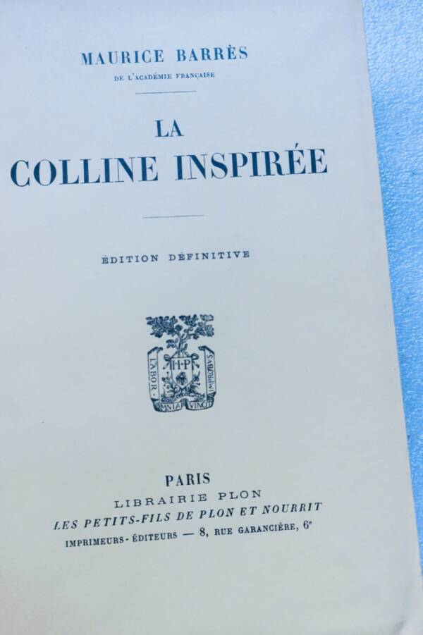 BARRES' Inspired Hill (1952)