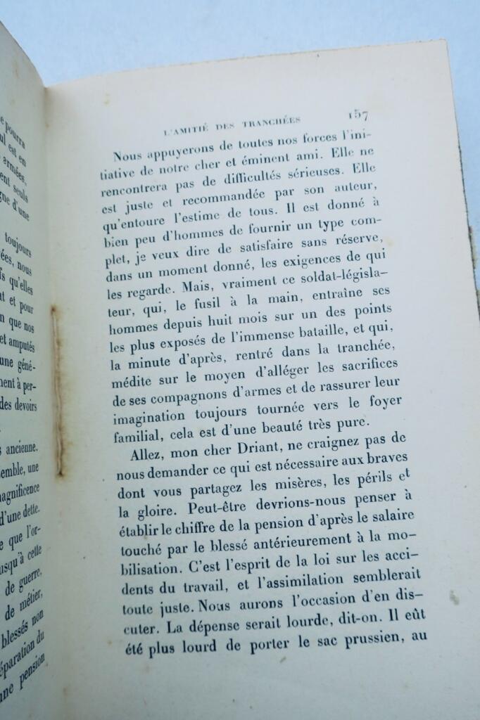 Französische Seele und Krieg: Schützengrabenfreundschaft