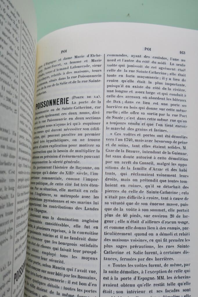 Basque DUCERE (Edouard). DICTIONNAIRE HISTORIQUE DE BAYONNE 1911