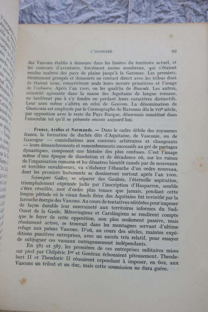 Basque VEYRIN PHILIPPE LES BASQUES DE LABOURD, DE SOULE ET DE BASSE NAVARRE…