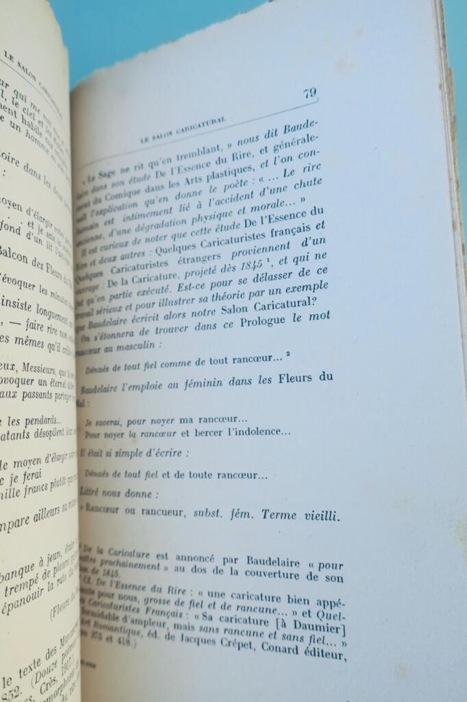 BAUDELAIRE Charles Oeuvres en collaboration 1932