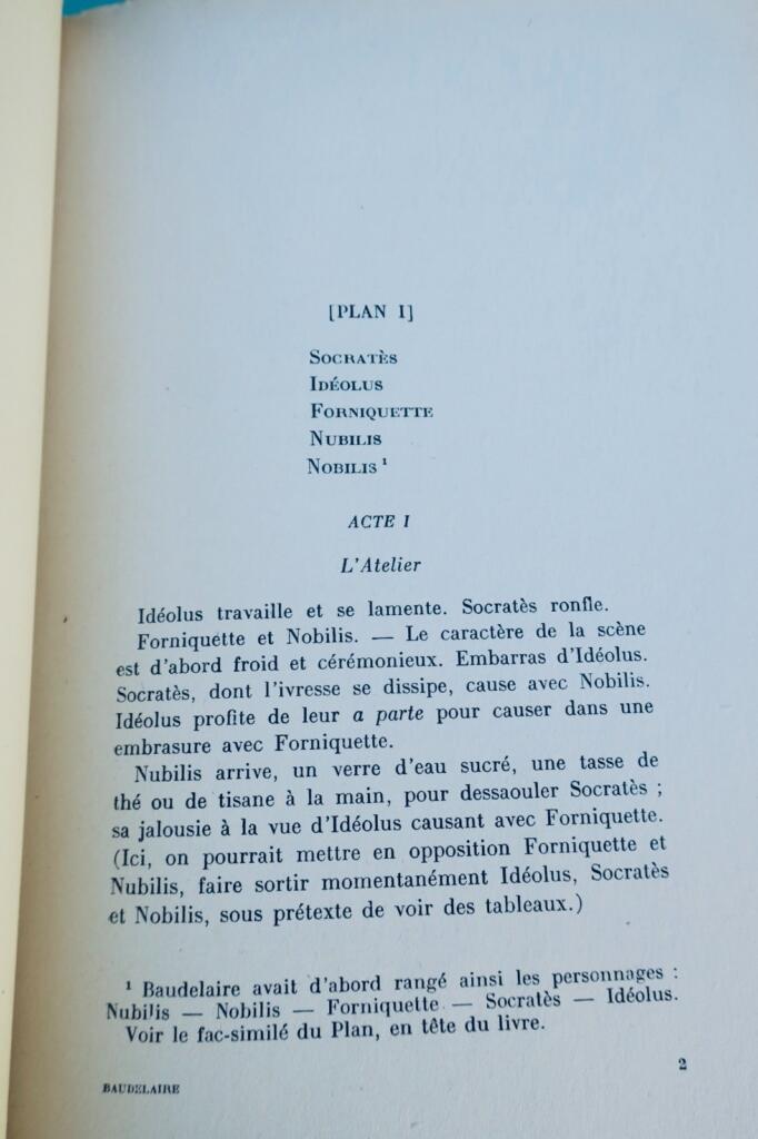 BAUDELAIRE Charles Oeuvres en collaboration 1932