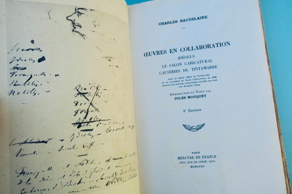 BAUDELAIRE Charles Oeuvres en collaboration 1932
