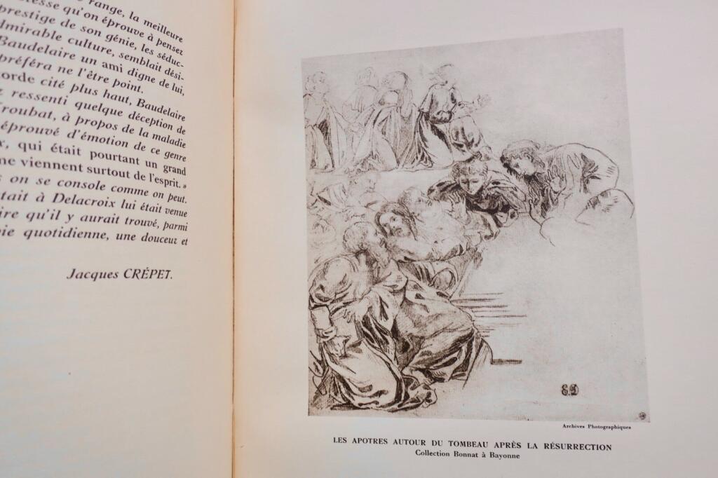 BAUDELAIRE La Vie et l’oeuvre d’Eugène Delacroix***sur vélin KIEFFER