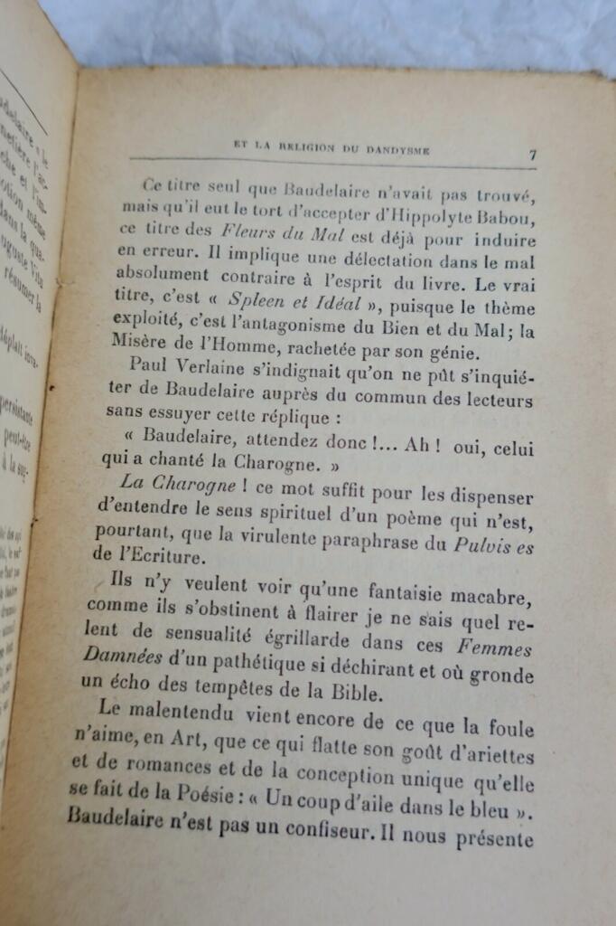 Baudelaire und die Religion des Dandytums
