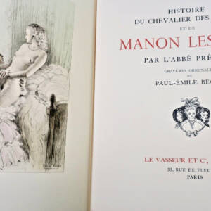 BECAT ‎HISTOIRE DU CHEVALIER DES GRIEUX ET DE MANON LESCAUT