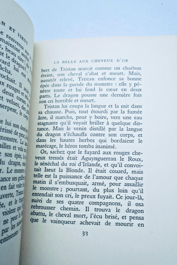 ジョゼフ・ベディエ『トリスタンとイズー物語』1924年 ピアッツァ刊
