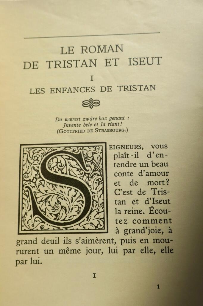 BEDIER JOSEPH LE ROMAN DE TRISTAN ET ISEUT. PIAZZA