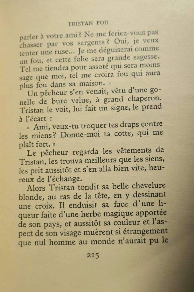 BEDIER JOSEPH LE ROMAN DE TRISTAN ET ISEUT. PIAZZA