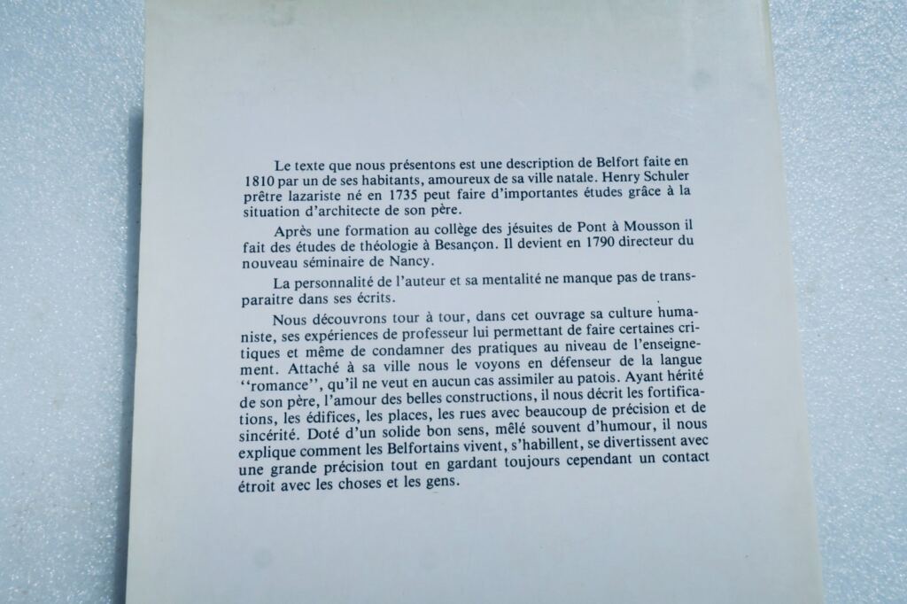 Belfort Un Belfortin raconte…