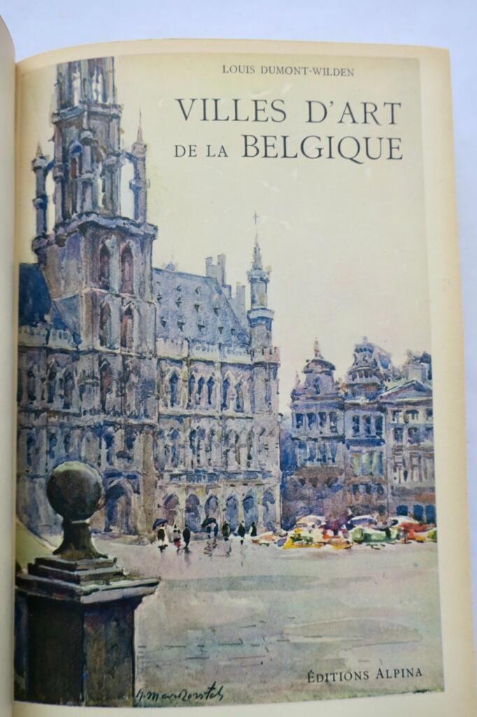 Belgique VILLES D&rsquo;ART DE LA BELGIQUE 1942
