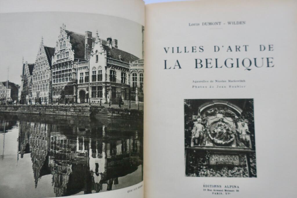 Belgique VILLES D&rsquo;ART DE LA BELGIQUE 1942
