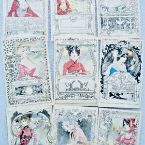 Belle époque 10 cartes-postales Gaston Noury