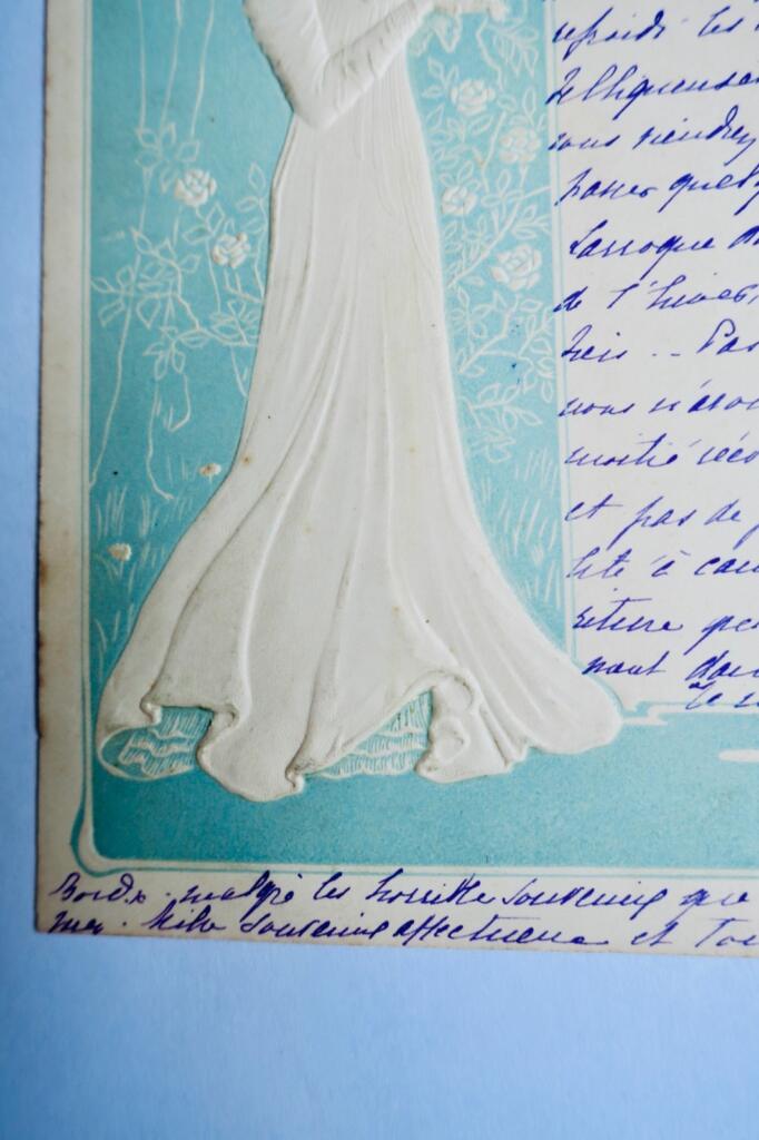 Schöne Epoche geprägte Postkarte, 1903