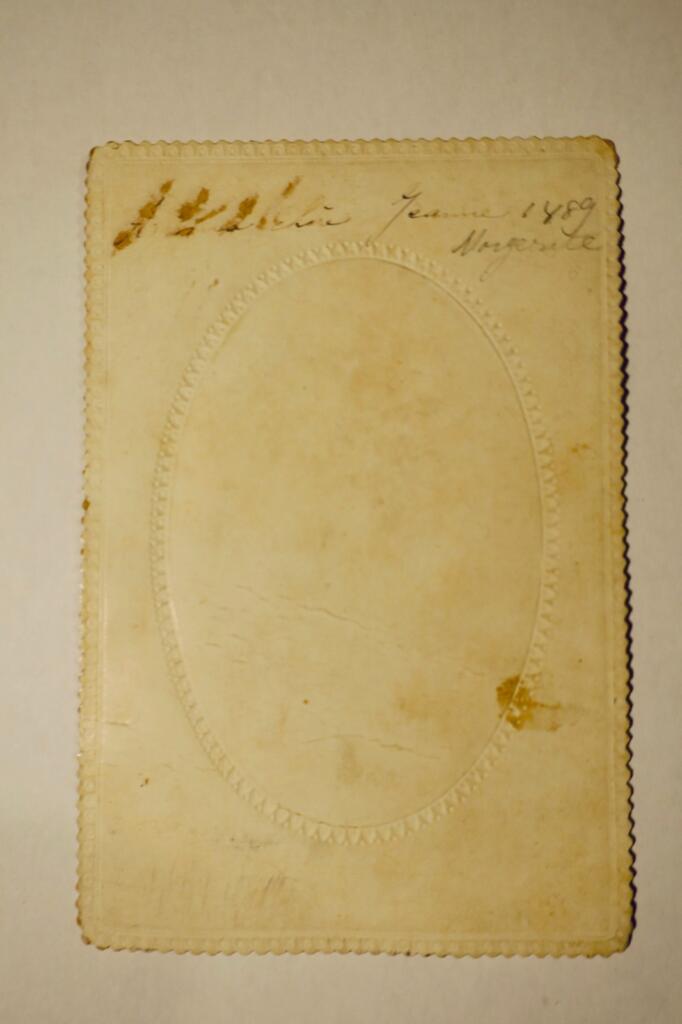 Belle époque carte dépliante 108 x 73 mm.