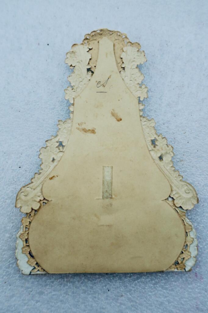 Belle époque carte MEILLEURS VOEUX dépliante 15 x 11 cm.