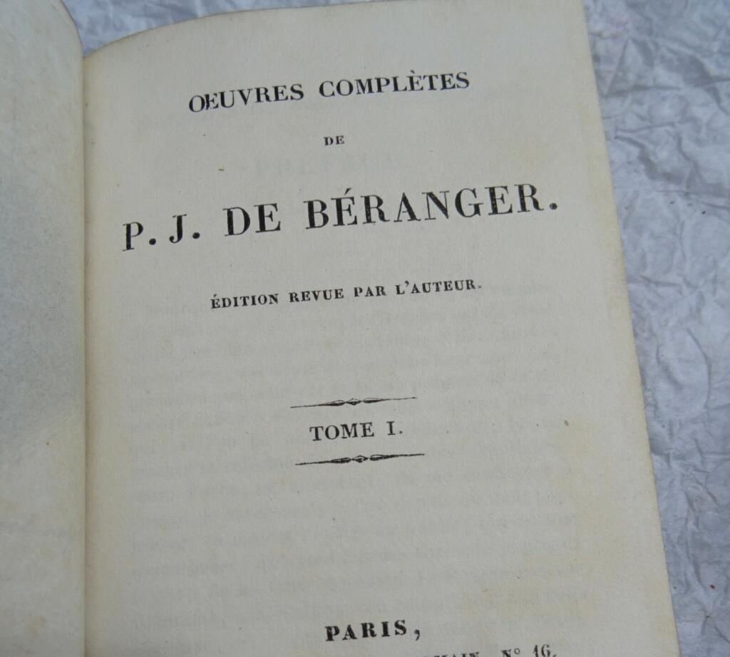 Complete Works of P.-J. Béranger