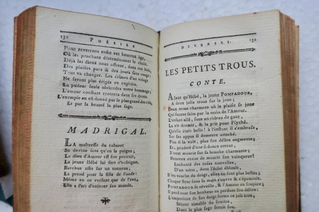 BERNIS Cazin M.LE C. DE B*** OEUVRES COMPLETTES DE M.LE C. DE B***
