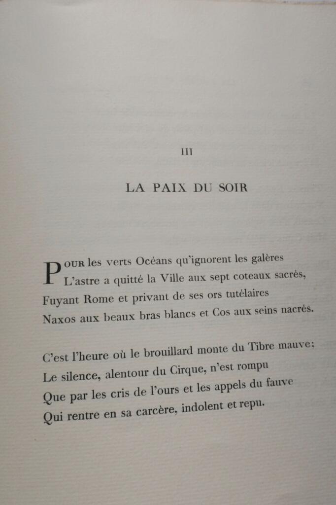 Signed Poems by Adrien Bertrand