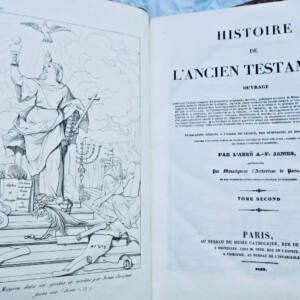 Bible JAMES HISTOIRE DE L ANCIEN TESTAMENT 1839