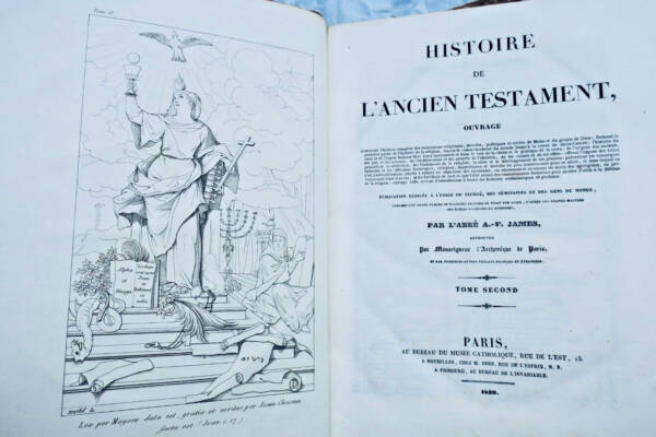 Bibel JAMES GESCHICHTE DES ALTEN TESTAMENTS 1839