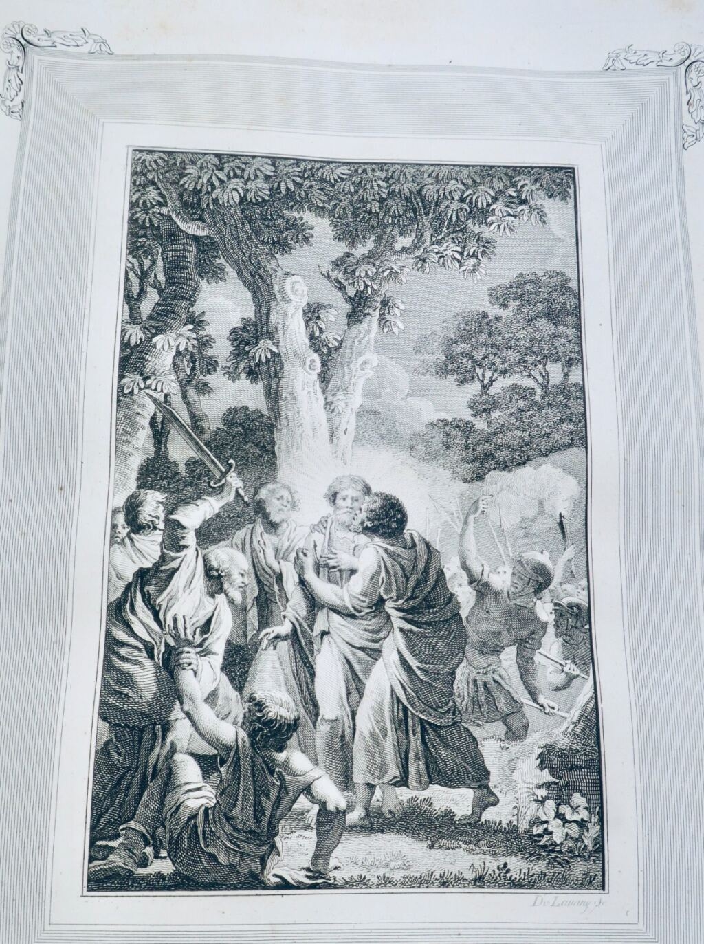 Vulgate translation with steel engravings, 5 volumes