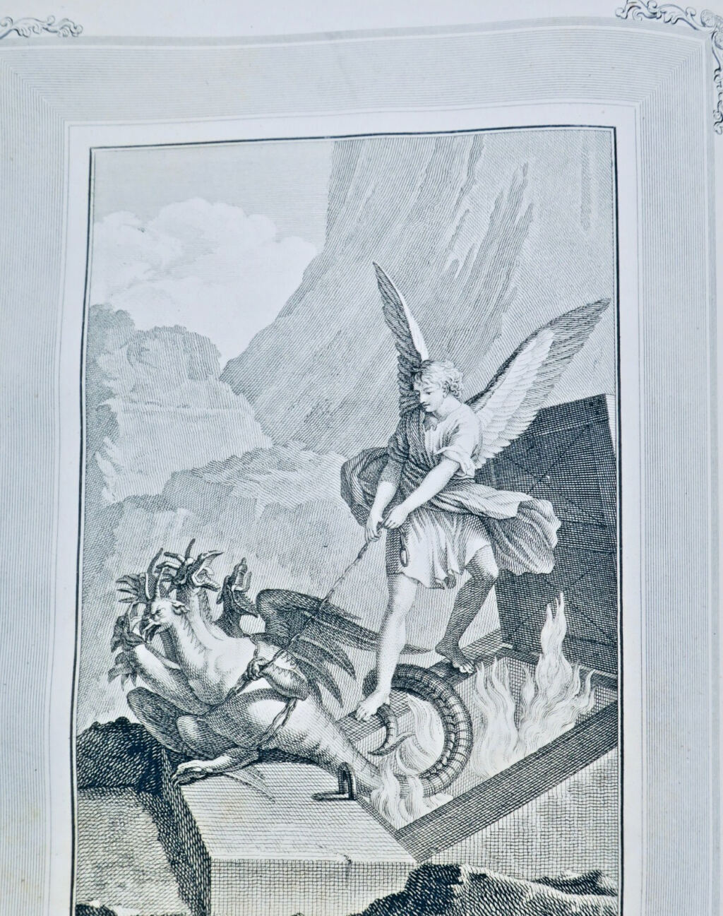 Vulgate translation with steel engravings, 5 volumes