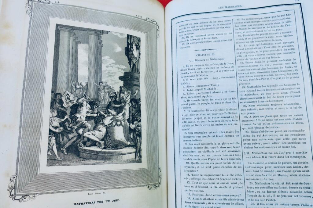 BIBLE MAISTRE DE SACY LA BIBLE, traduction de la Vulgate