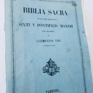 biblia sacra vulgatae editionis sixti V pontificis maximi...Clementis VIII 1838