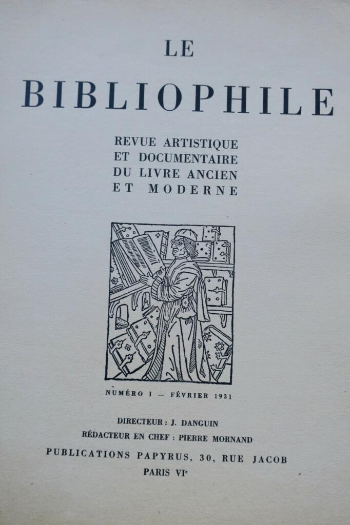 Artistic and documentary review of rare and modern books