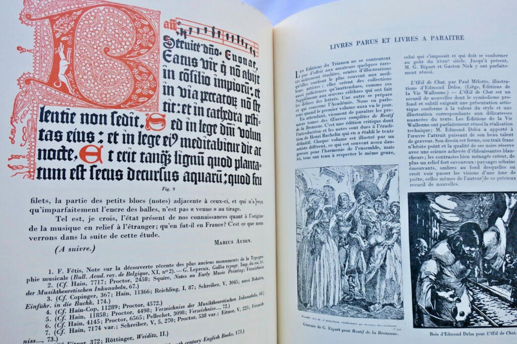 Artistic and documentary review of rare and modern books