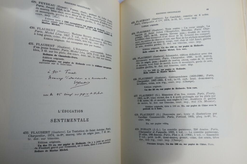Katalog der Bibliothek Lucien Gougy, Teil III