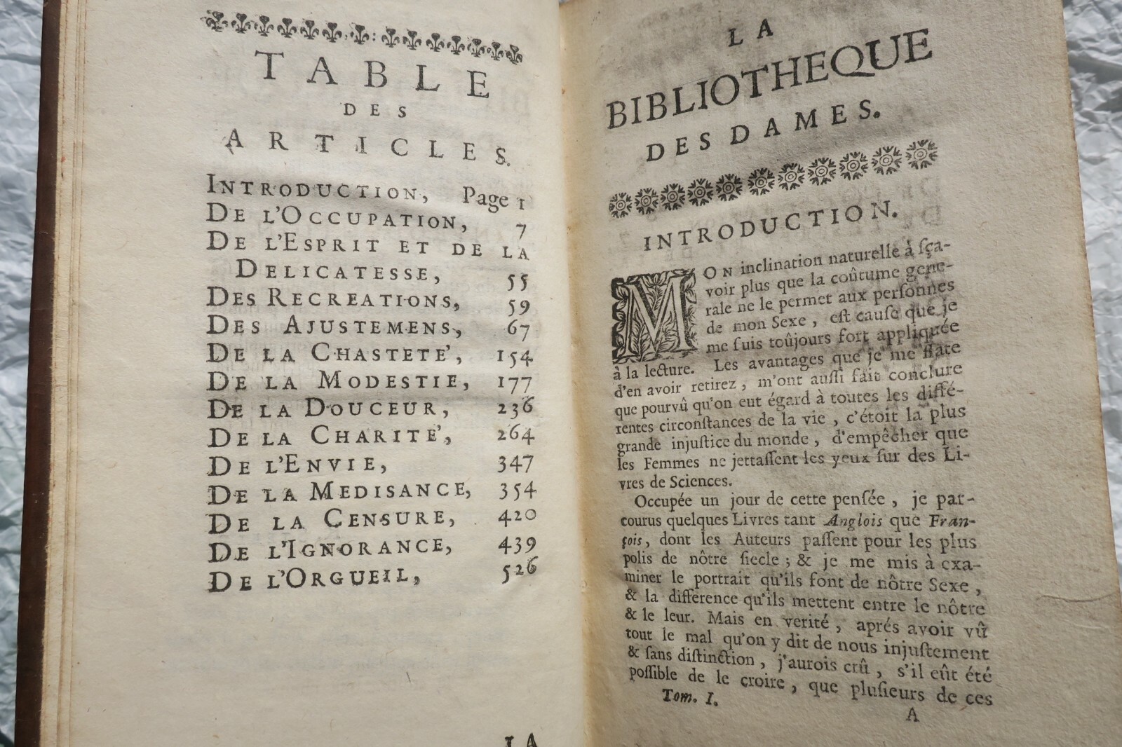 Bibliotheque des dames, contenant des règles générales 1724 – Image 3