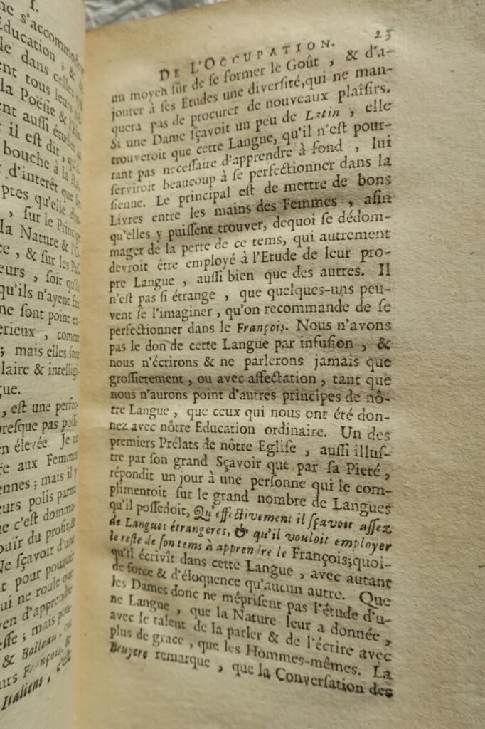 Bibliotheque des dames, contenant des règles générales 1724