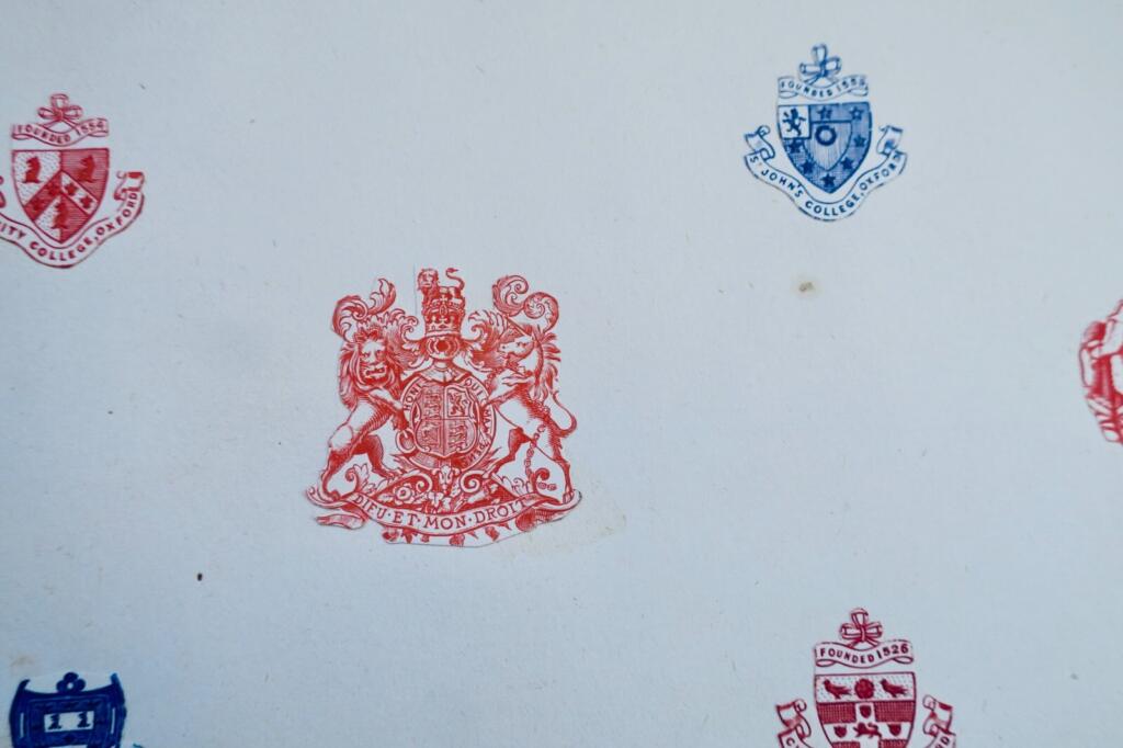 19th-century English heraldic stationery crest collection