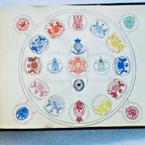 blason Papier à en-tête Letter crest, letter Head collection ANGLETERRE