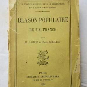 Blason populaire de la France 1884
