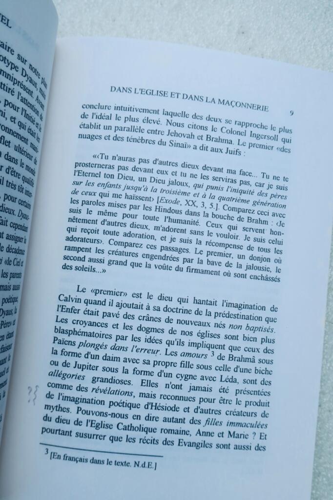 BLAVATSKY Les origines du rituel dans l&rsquo;église et dans la Franc-Maçonnerie