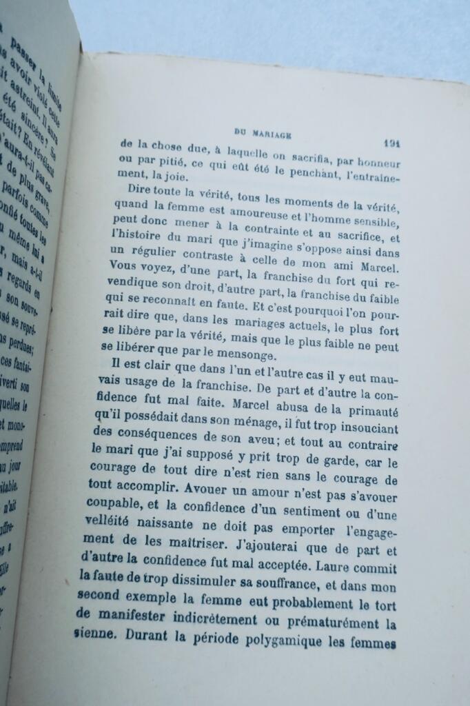 BLUM léon DU MARIAGE + Ex-Dono