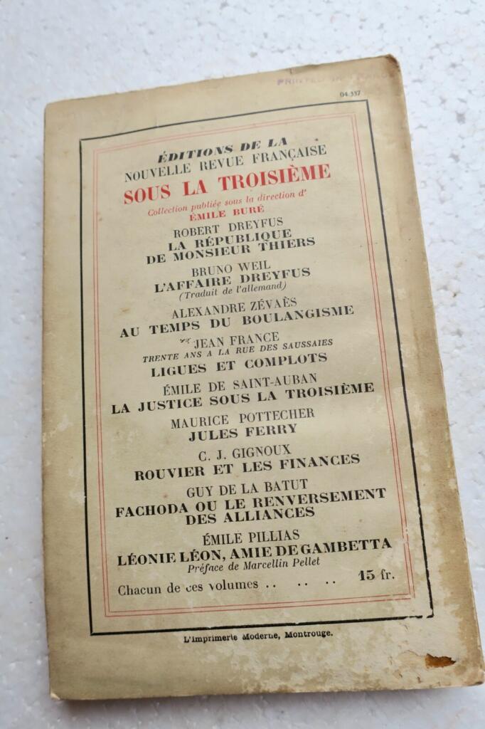Erinnerungen an die Affäre 1935
