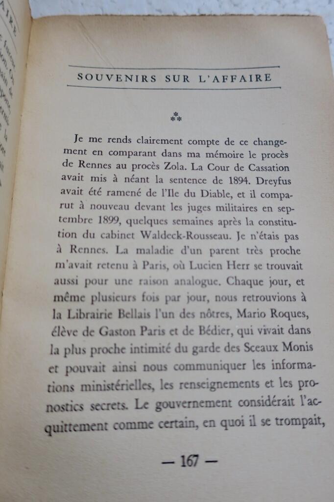 Erinnerungen an die Affäre 1935