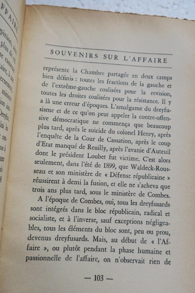 Erinnerungen an die Affäre 1935