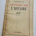 BLUM (Léon).- Souvenirs sur l'affaire 1935 EO