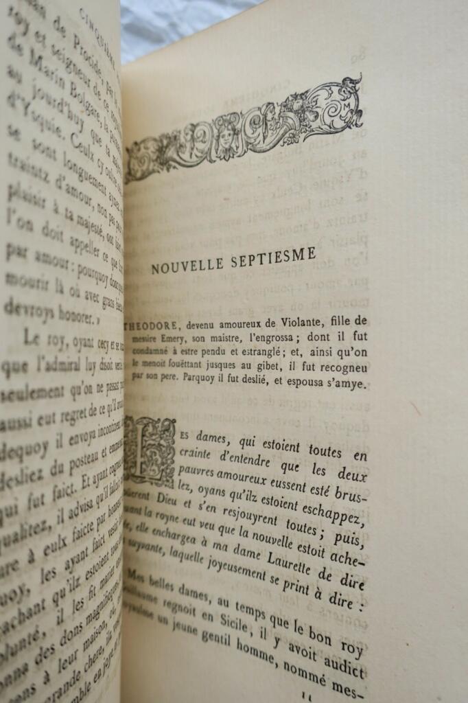 Boccaccios Decameron - Maroquin-Ausgabe mit Illustrationen