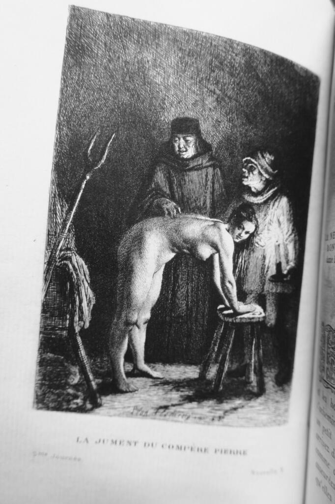 Boccaccios Decameron - Maroquin-Ausgabe mit Illustrationen