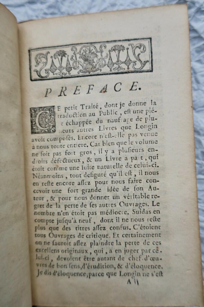 BOILEAU NICOLAS OEUVRES DE M. BOILEAU 1735