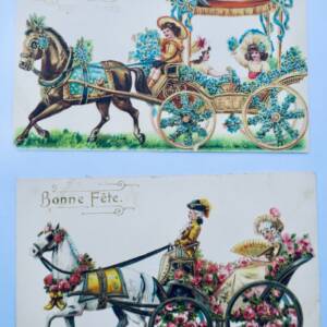 Bonne fête BELLE EPOQUE Je pense à vous BONNE ANNEE