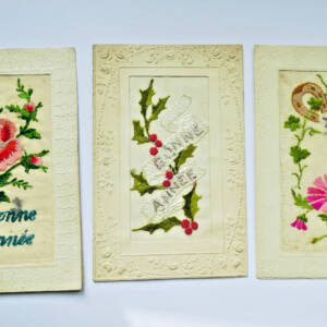 Bonnes année 3 CPA GAUFREES