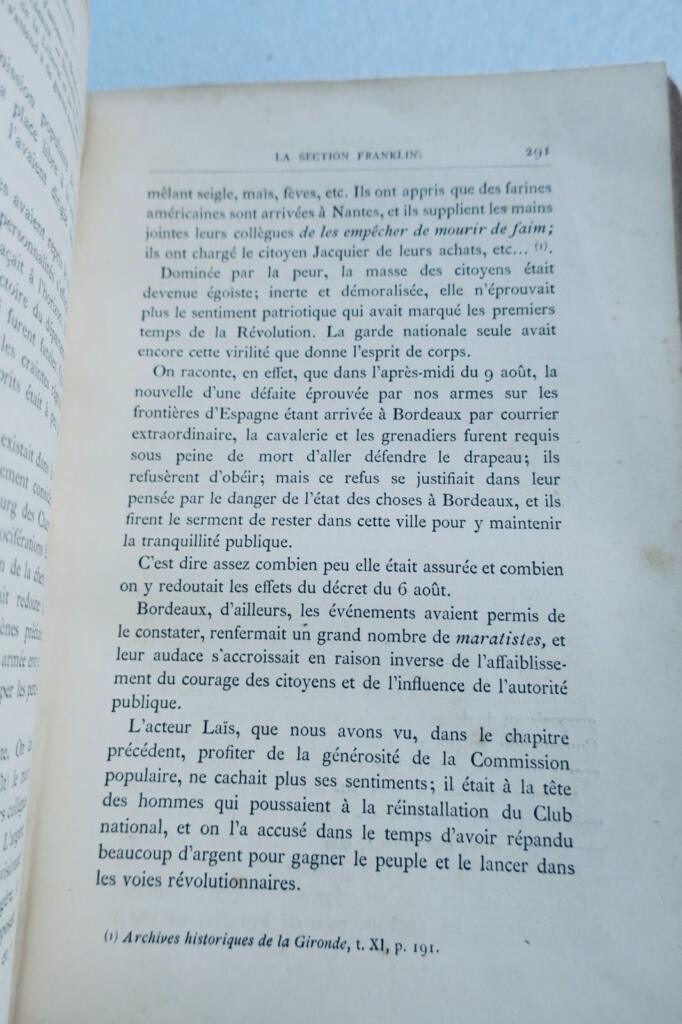 History of the Terror in Bordeaux