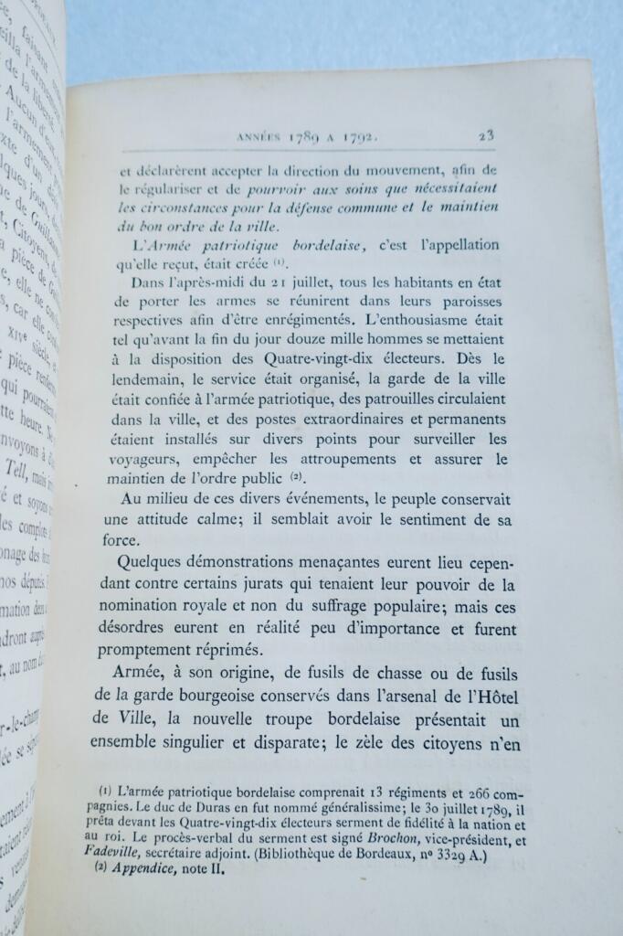 History of the Terror in Bordeaux